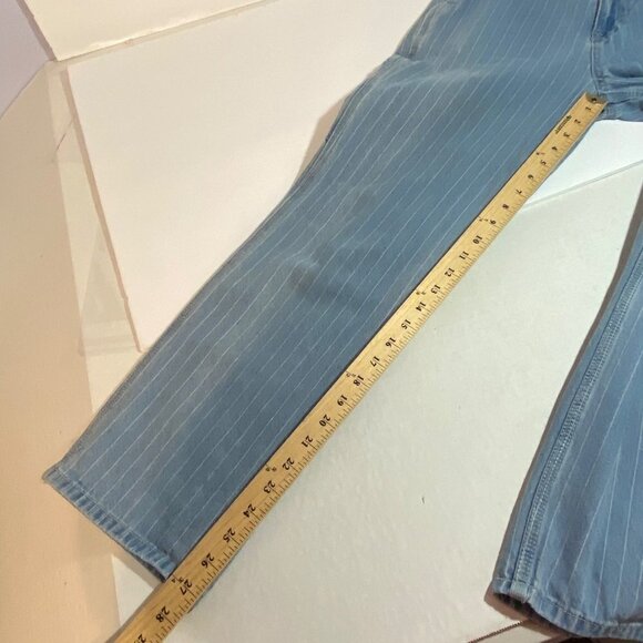 Pacsun Striped Mom Jeans Blue and White Size 26 - Picture 10 of 11